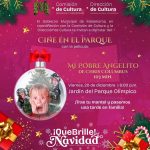 Cine en el Parque Olímpico este viernes 20 de diciembre en punto de las 06:00 pm…